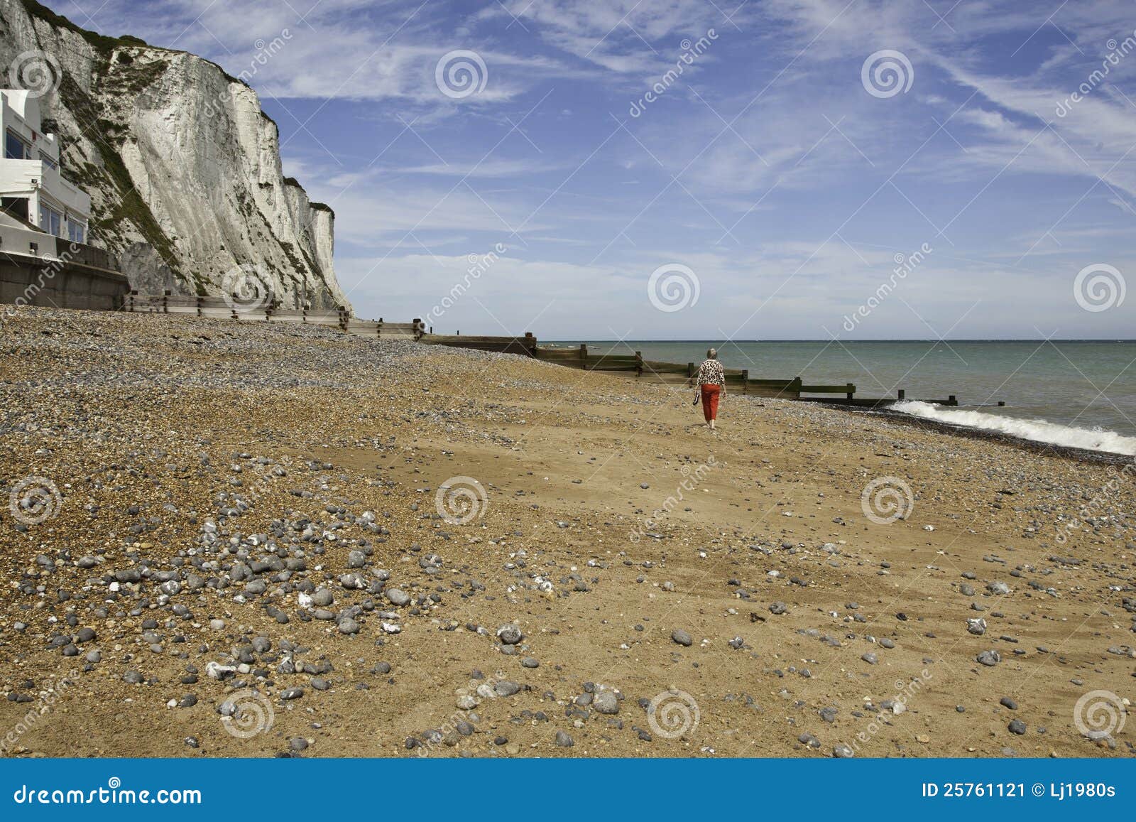 Beach, St Margaret S at Cliffe Stock Image Image of seasonal, england