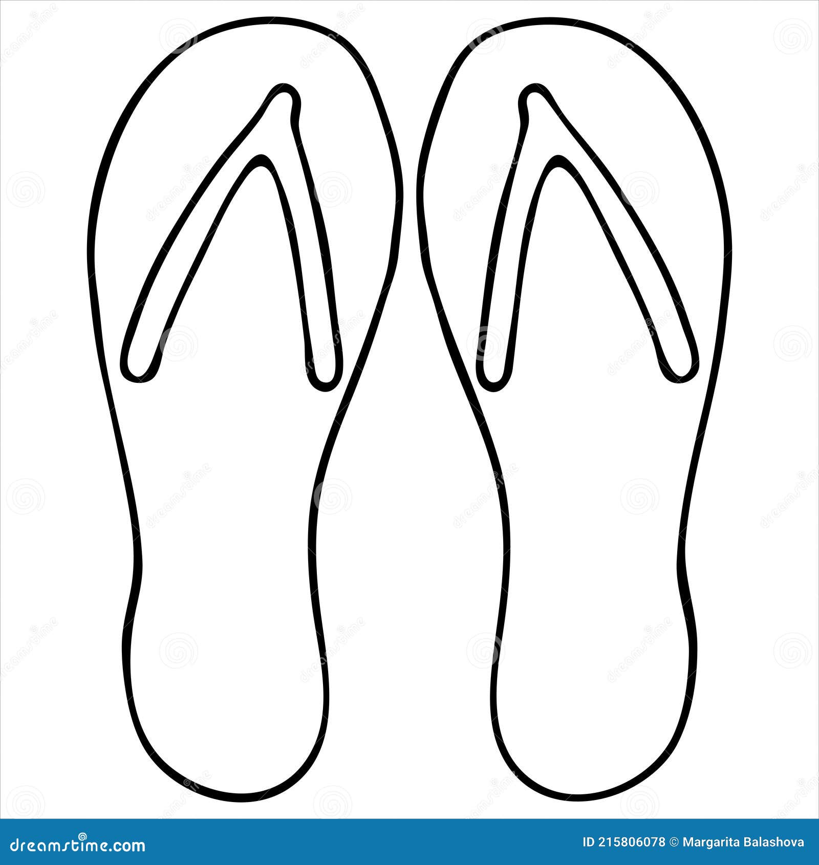 Coloring Flip Flops Stock Illustrations – 190 Coloring Flip Flops Stock  Illustrations, Vectors \u0026 Clipart - Dreamstime, image size:1600x1690