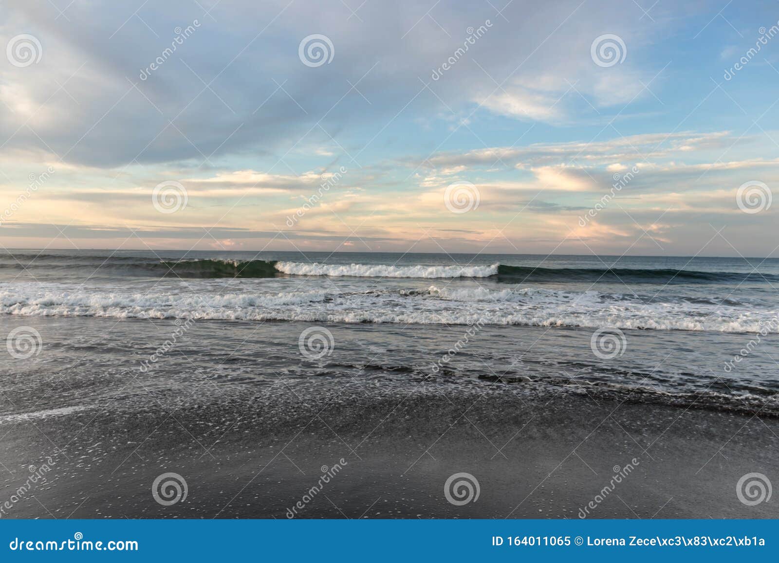 Beach Sunrise Sky at Costa Del Sol, El Salvador, Central America ...