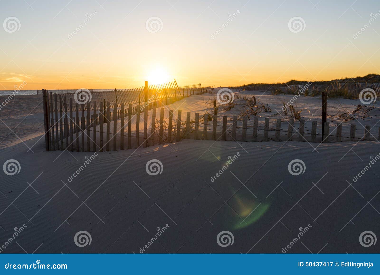 Beach Sunset 6 stock image. Image of york, sand, flare 50437417