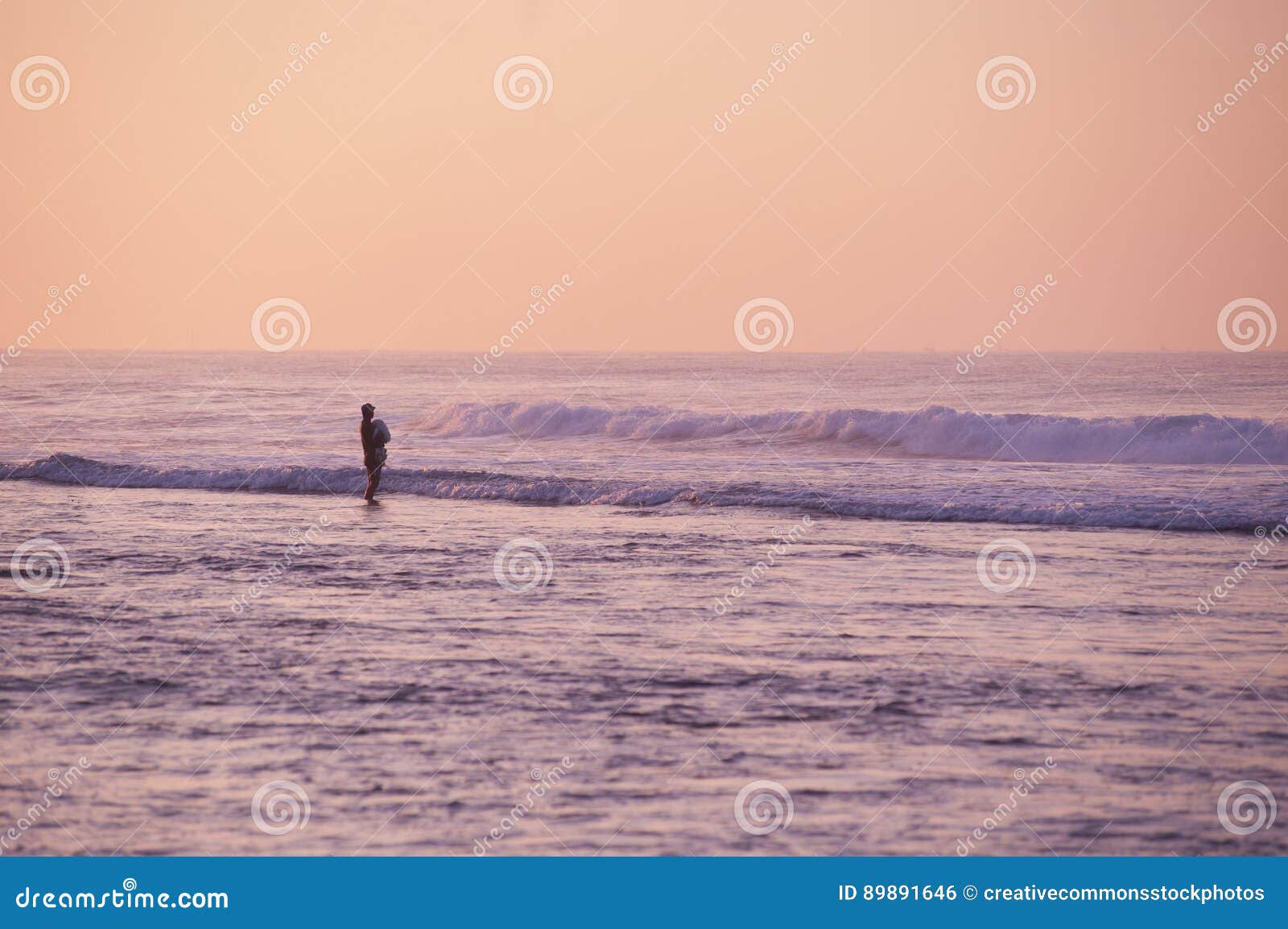 Beach At Sunset Picture. Image: 89891646