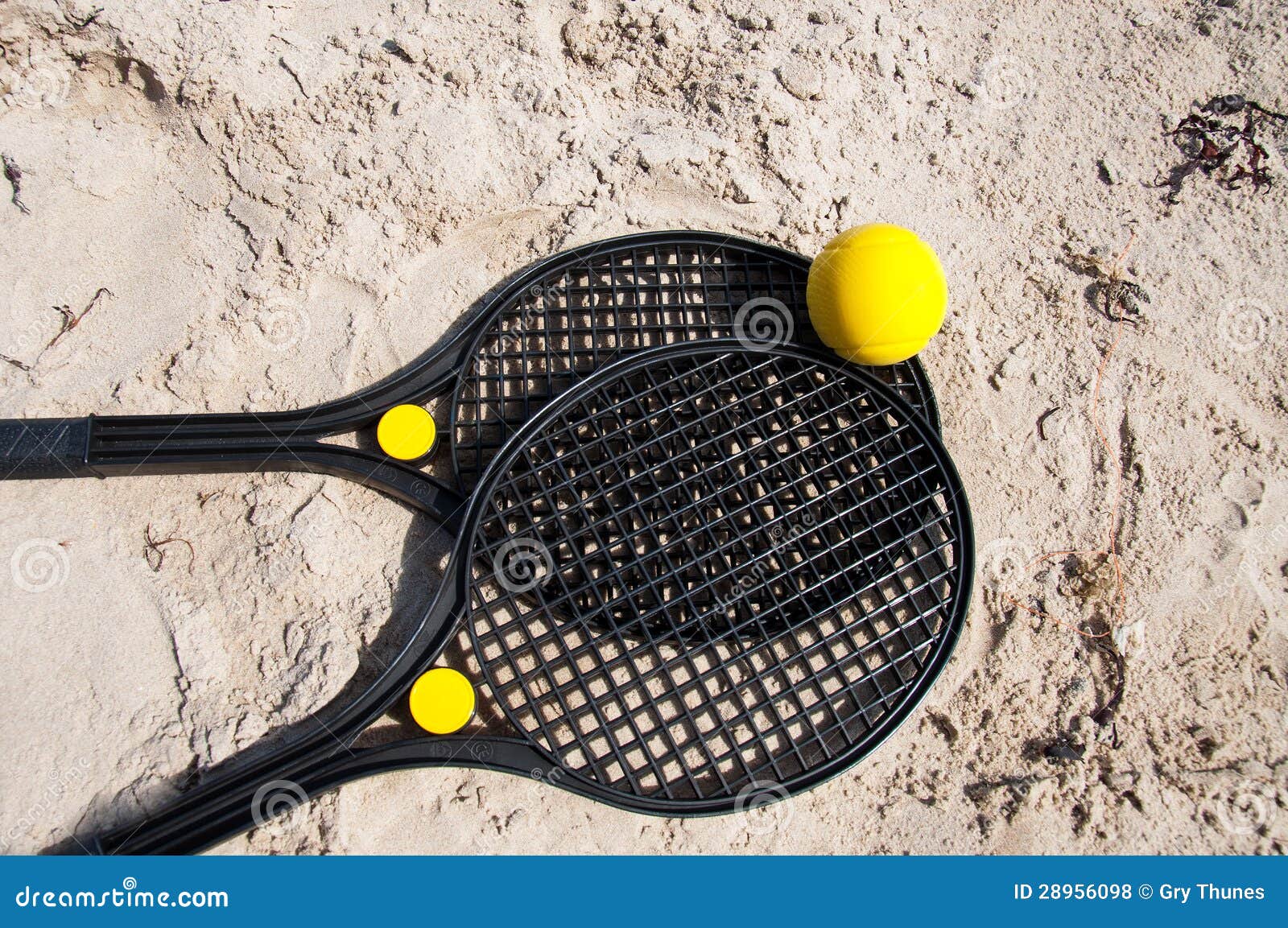 Beach tennis rackets stock photo. Image of outdoors, racket 28956098
