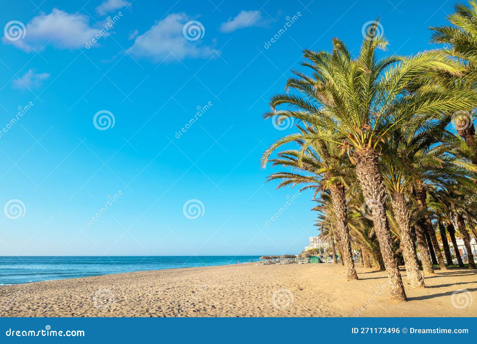 beach in torremolinos. andalusia, spain