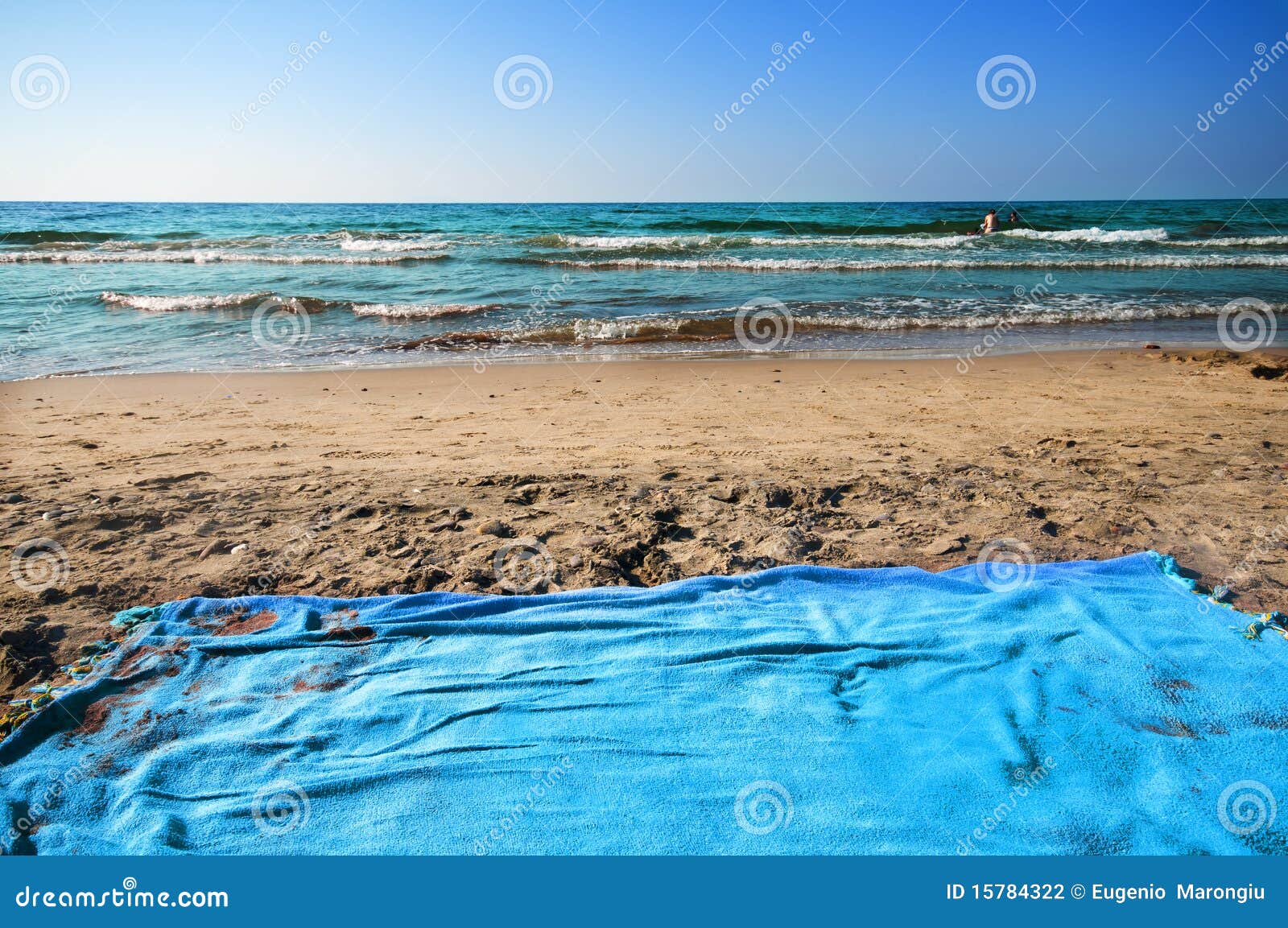 Beach towel stock photo. Image of sardinia, tourism, lively 15784322