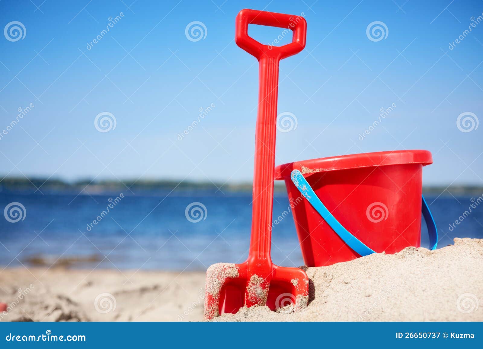 Beach toys stock image. Image of outdoors, color, river 26650737