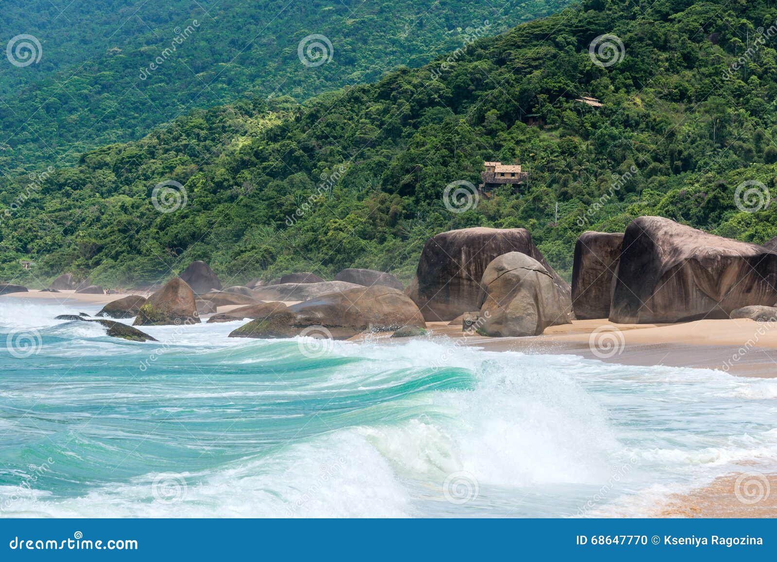 beach in trinidade - paraty, brazil