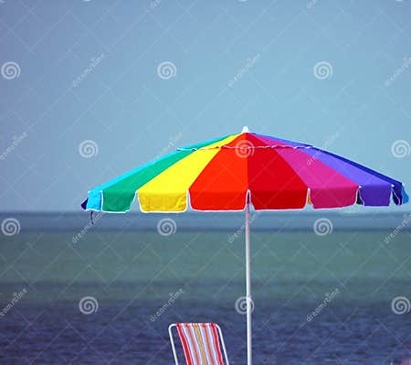 Beach Umbrella stock photo. Image of loction, object, turquoise - 878424