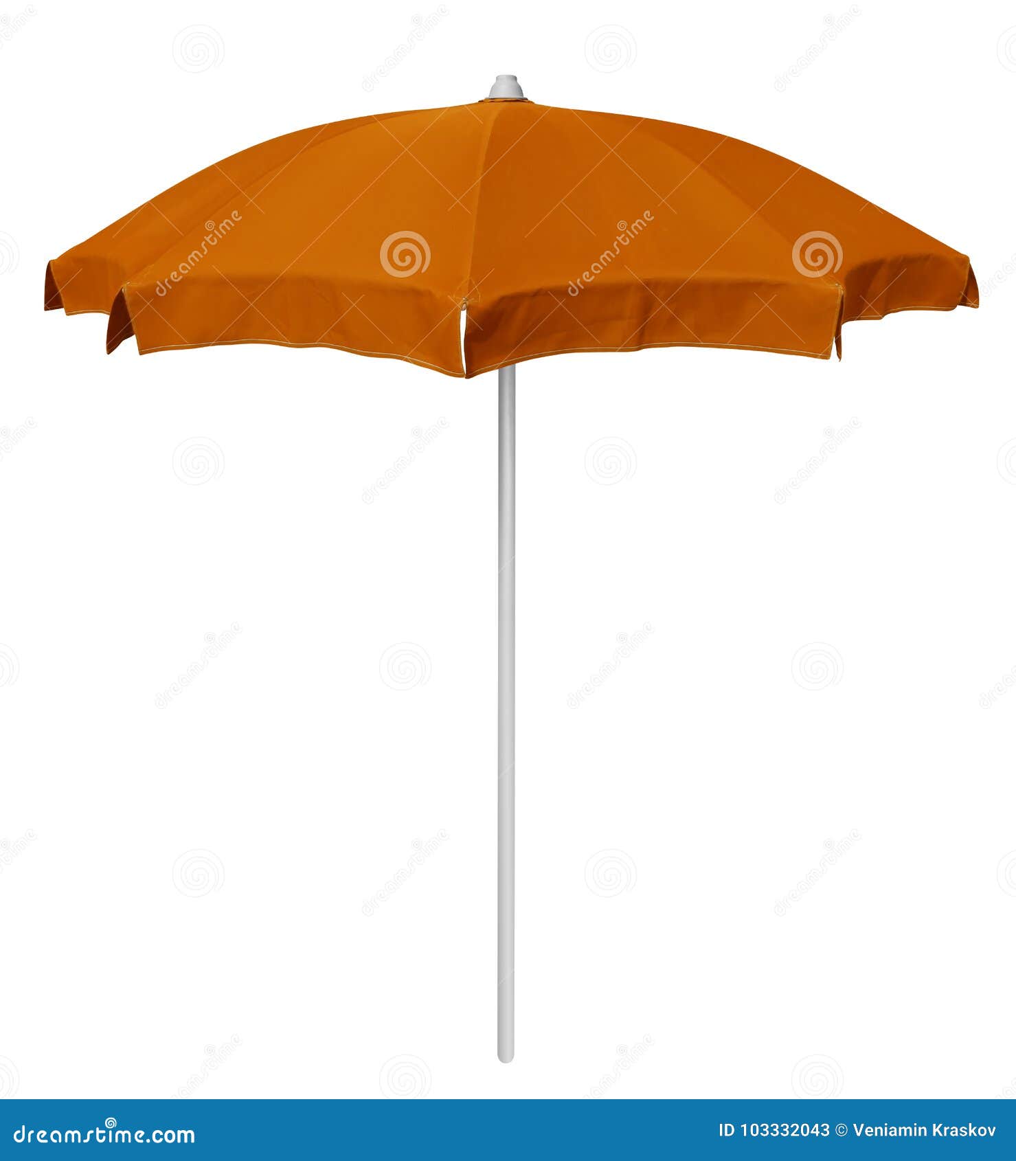 Beach umbrella orange stock image. Image of resort 103332043