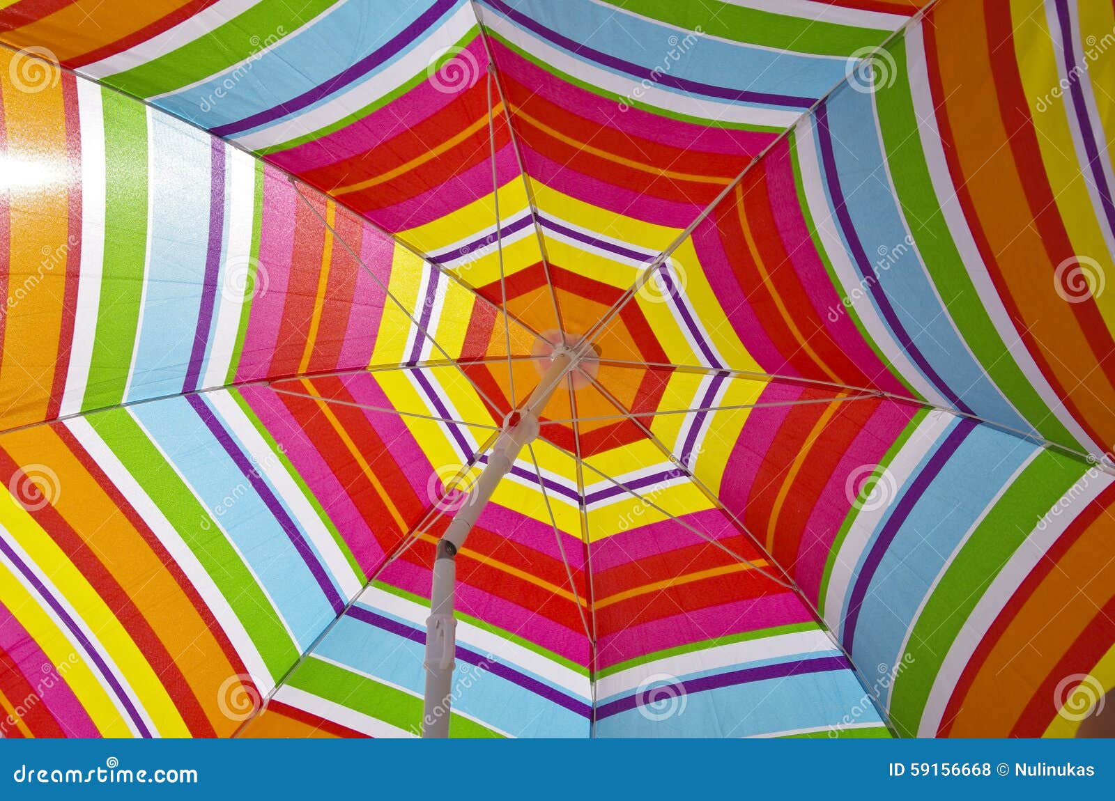 Beach Umbrella on a Summer Day Stock Photo Image of outdoor, beach