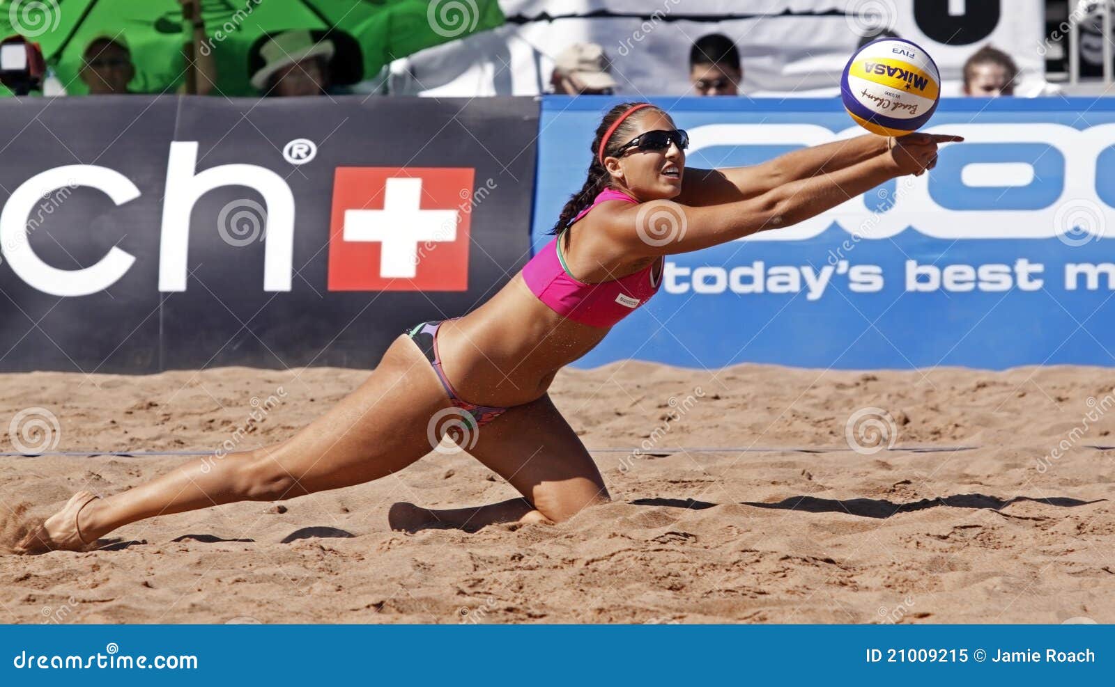 Beach Volleyball Canada Woman Editorial Image Image Of Sport Sunset 21009215