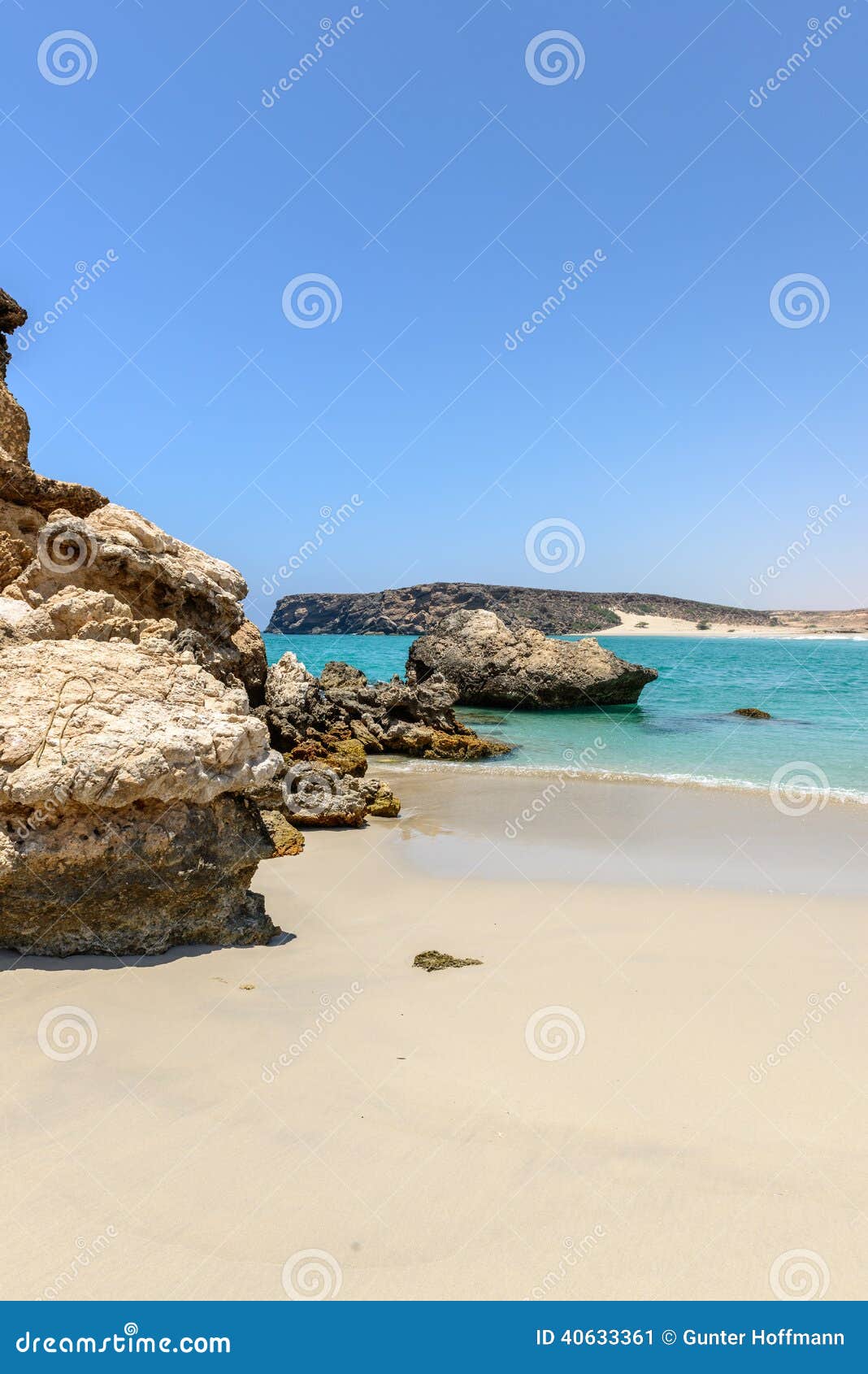 beach at wadi darbat, taqah (oman)