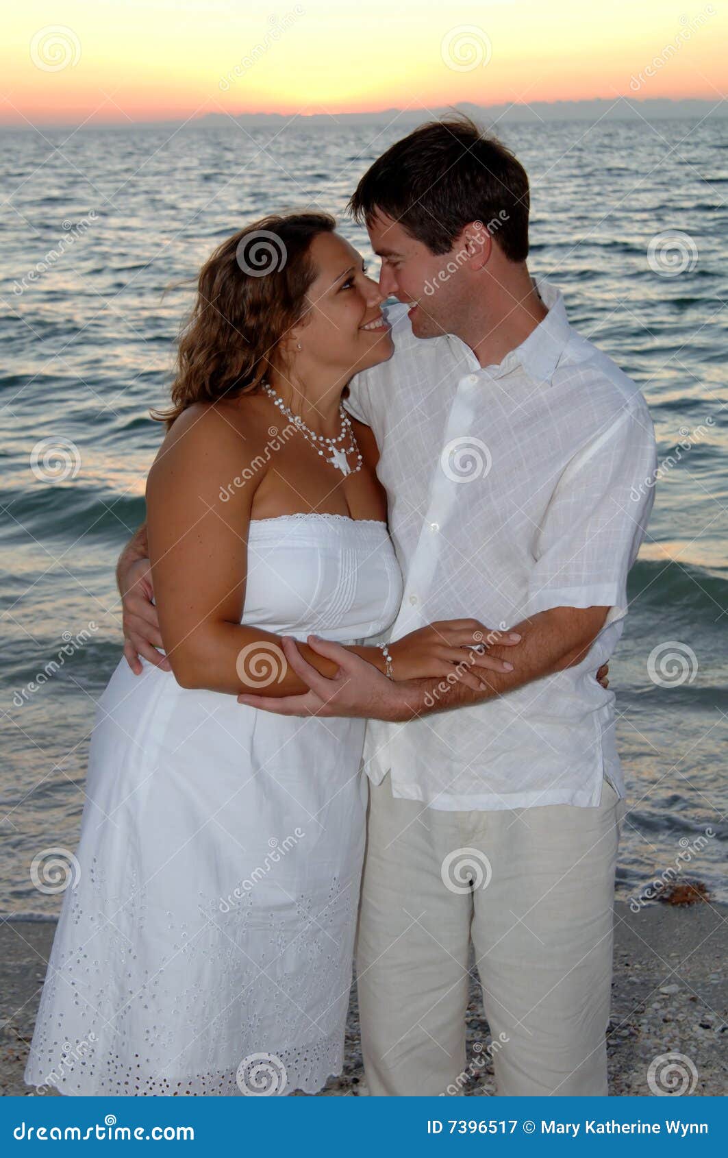 casual beach wedding