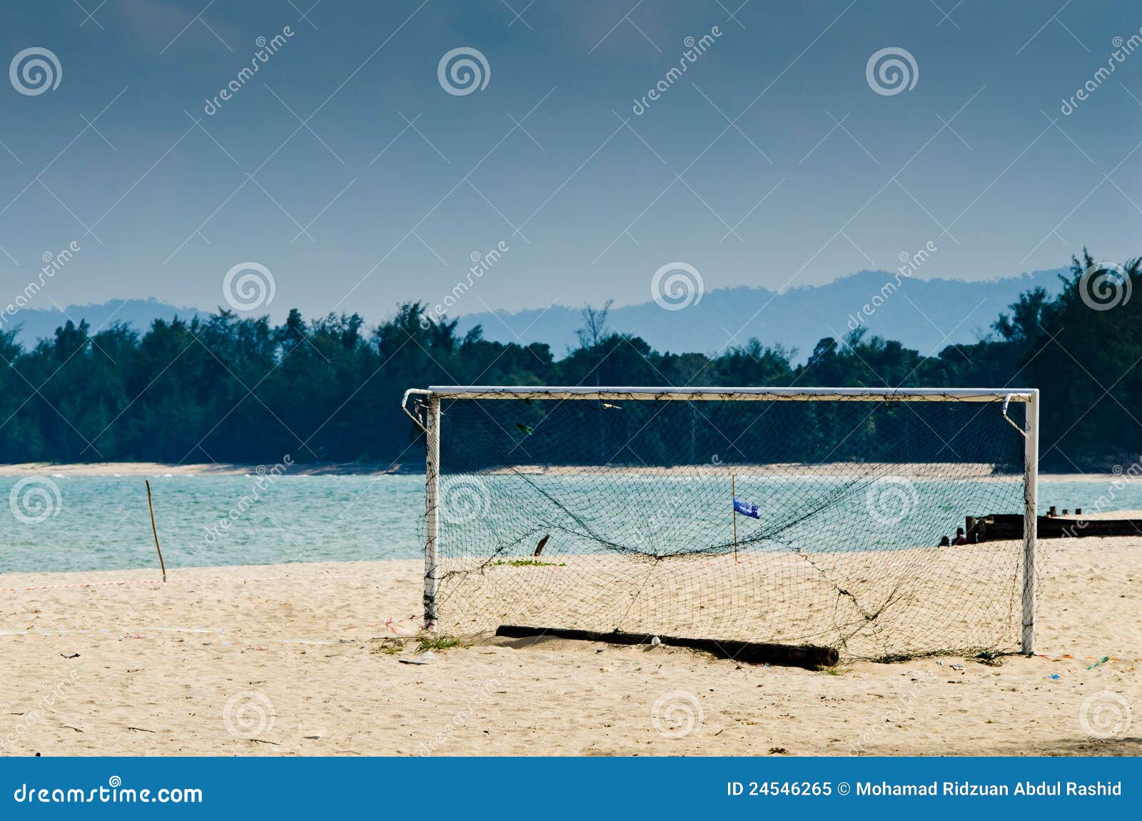 Beachball goal stock image. Image of beach, goal, sports 24546265