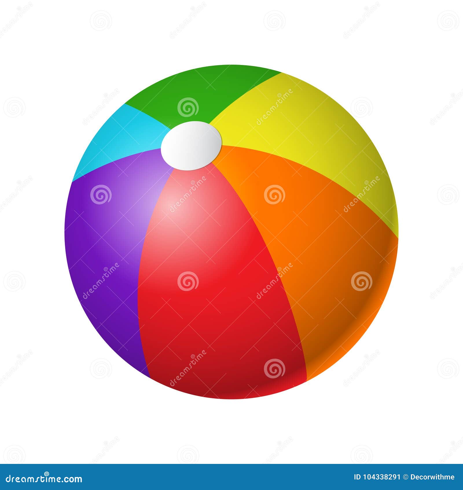 beachball - modern  realistic  object