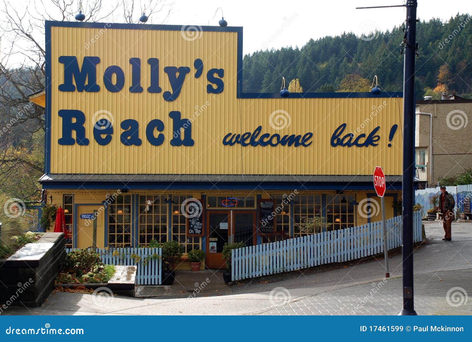 restaurant editorial stock image. Image of trees 17461599