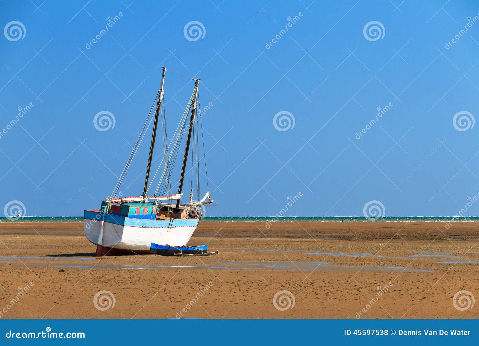 beached boat