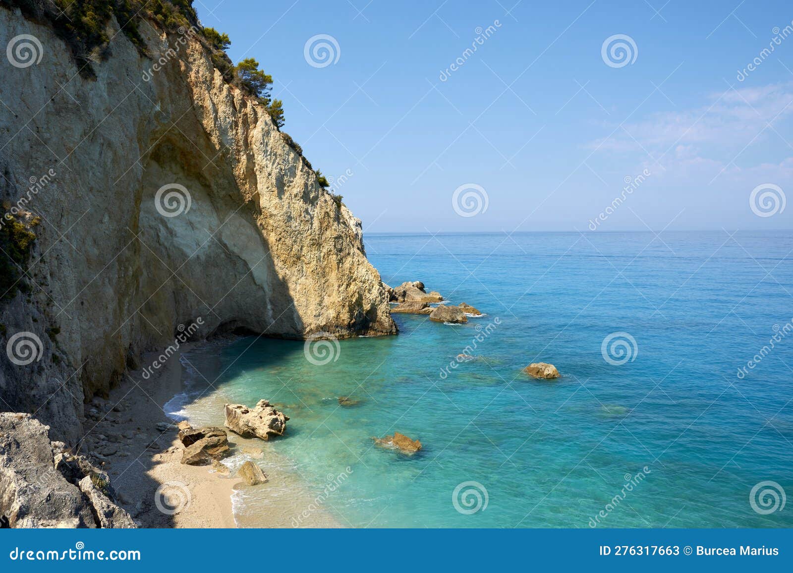 Beaches in the Island of Lefkada 3 Stock Image - Image of tourism ...