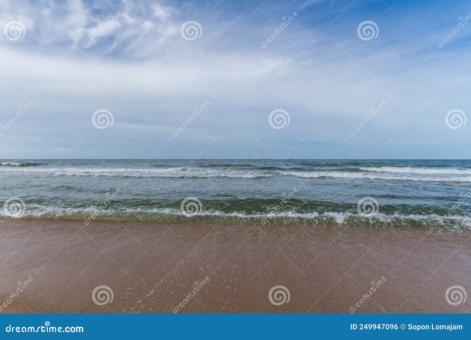 quiet and peaceful beach