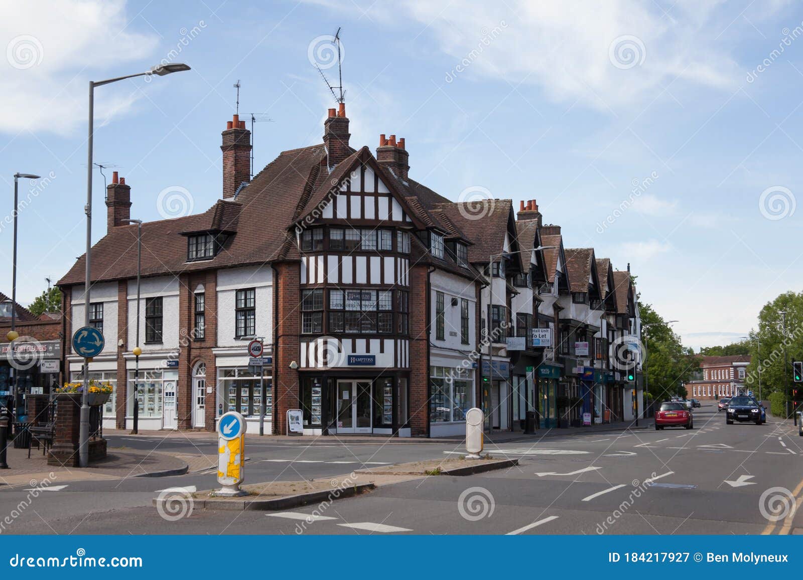 Beaconsfield Town Centre in Buckinghamshire in the UK Editorial