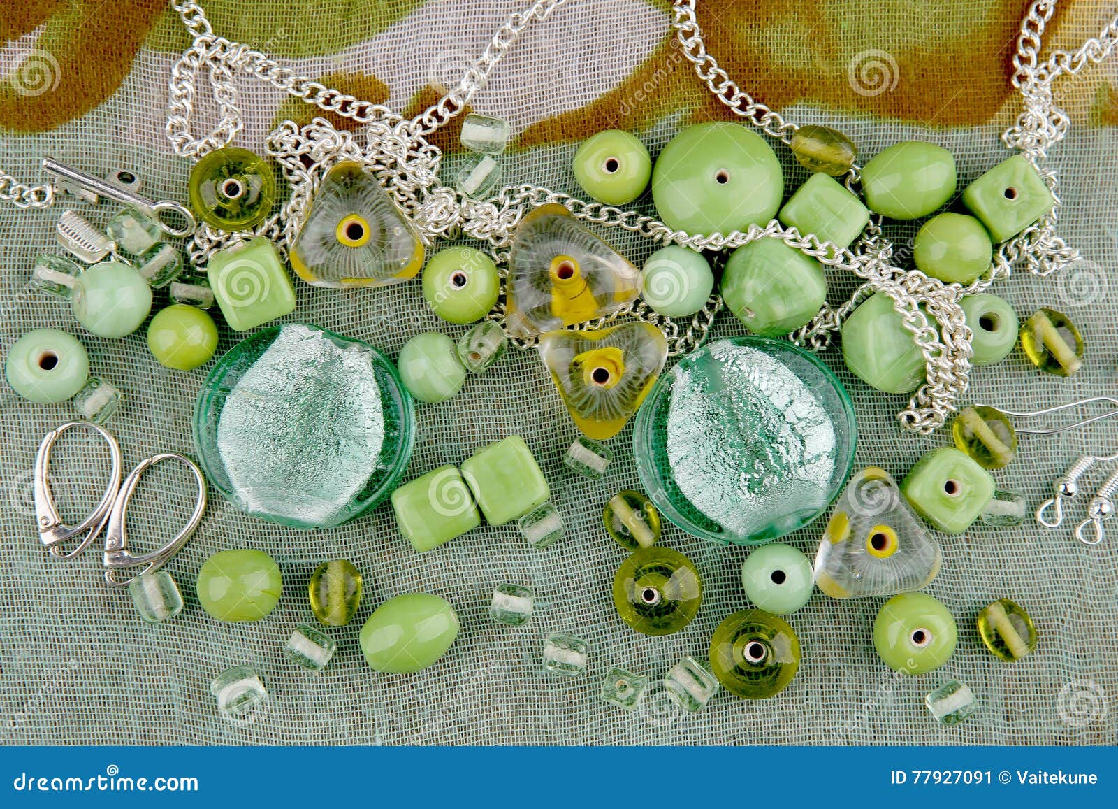 Bead Jewelry Making As a Hobby Stock Image Image of earrings