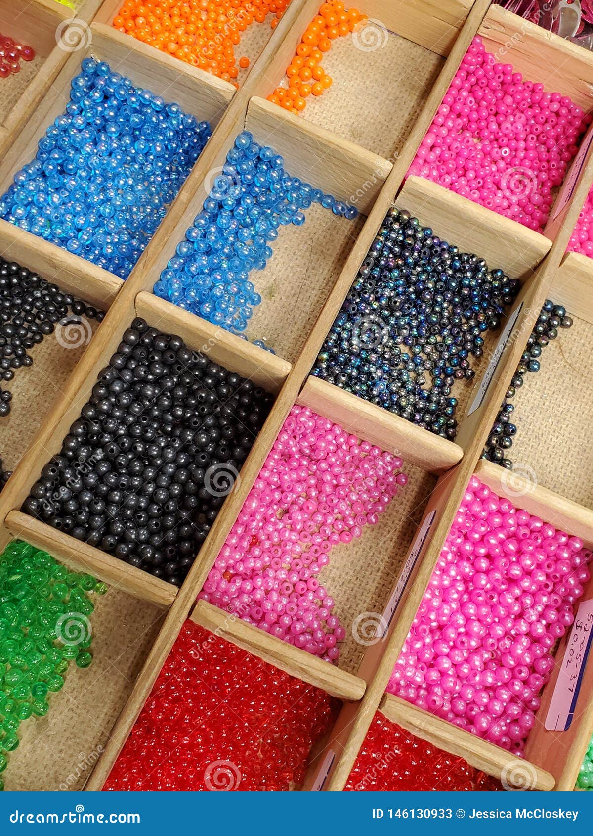 Beads stock image. Image of colorful, plastic, closeup 146130933