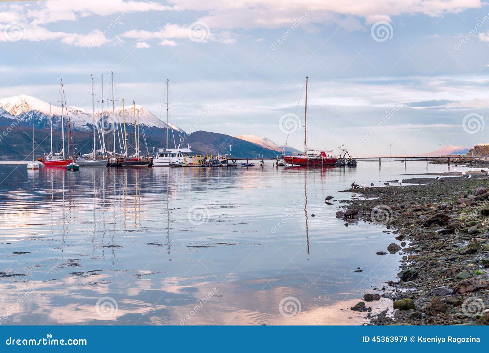 beagle channel. tierra del fuego, argentina