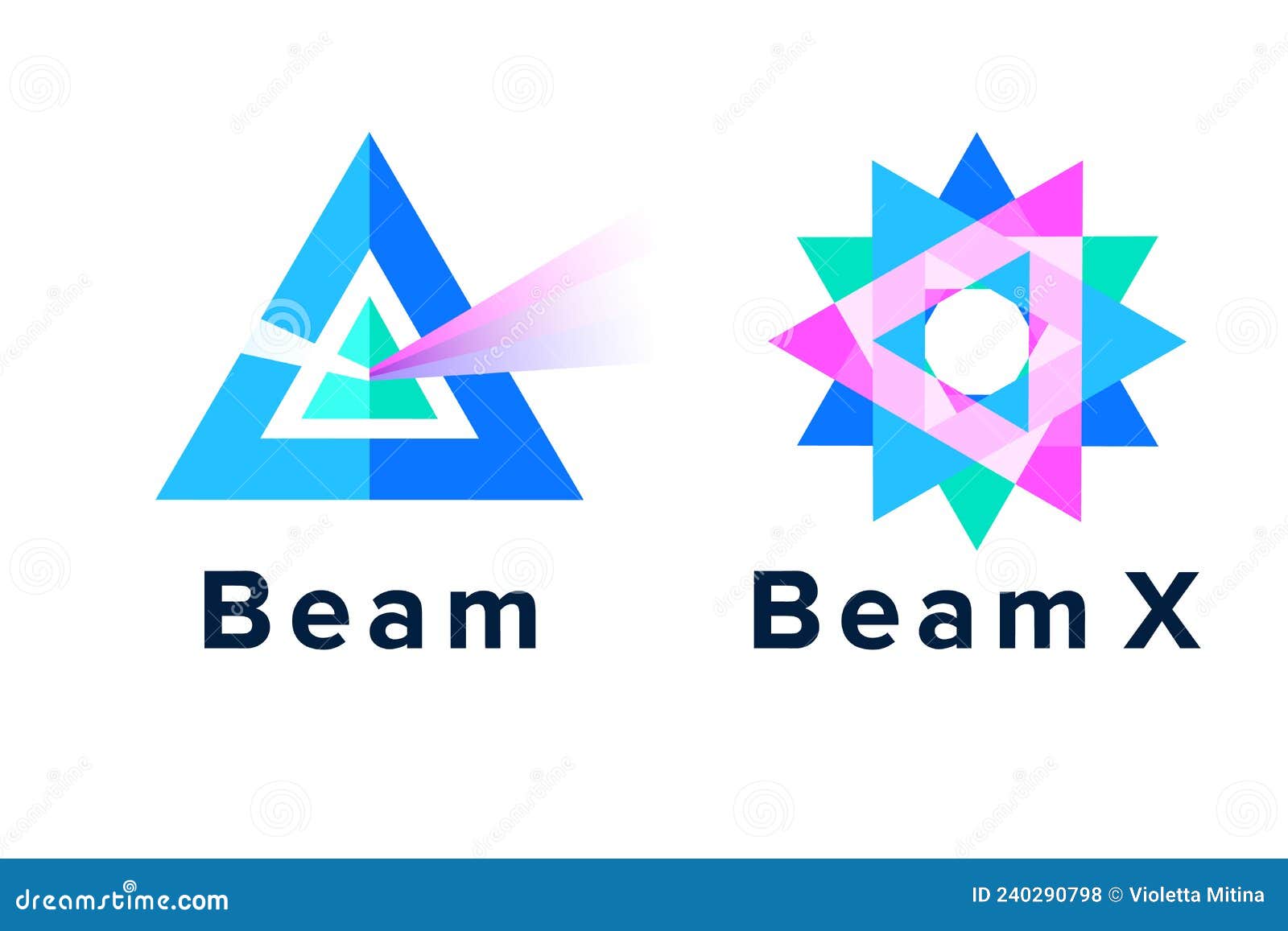 Beam. Cryptocurrency Logo on a White Background Stock Vector - Illustration  of white, business: 240290798