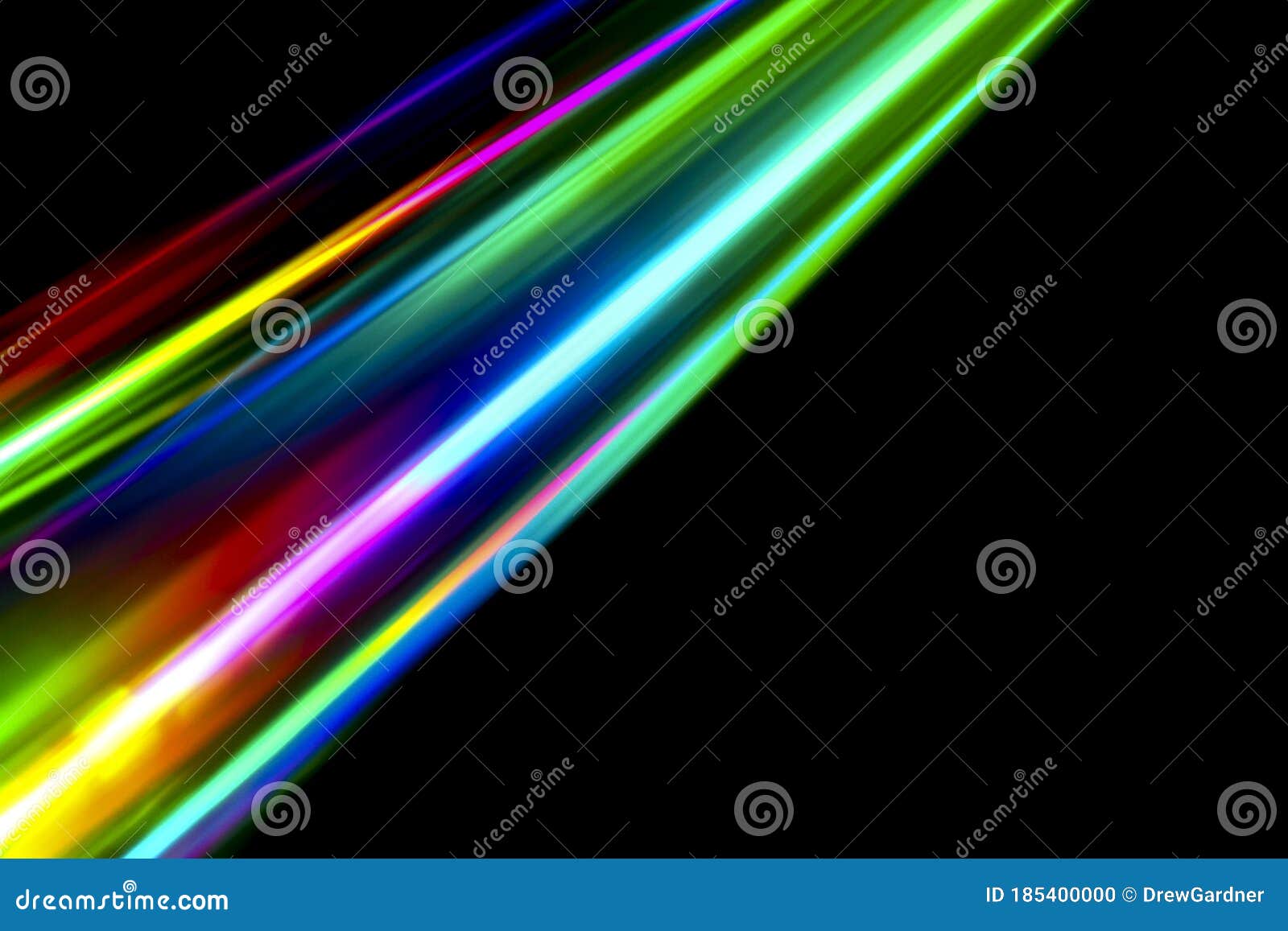 Beams of Light Refracting and Creating a Rainbow Stock Photo - Image refracting, tech: 185400000