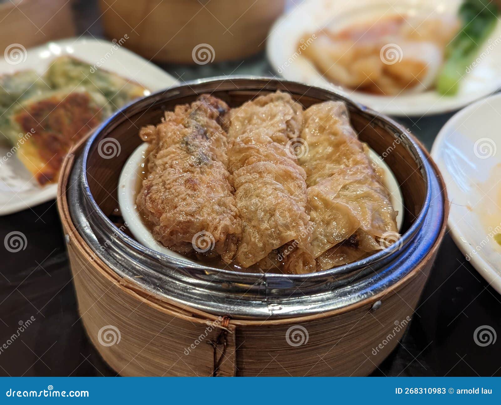 Bean Curd Skin Pork Dim Sum Stock Image Image of food, breakfast