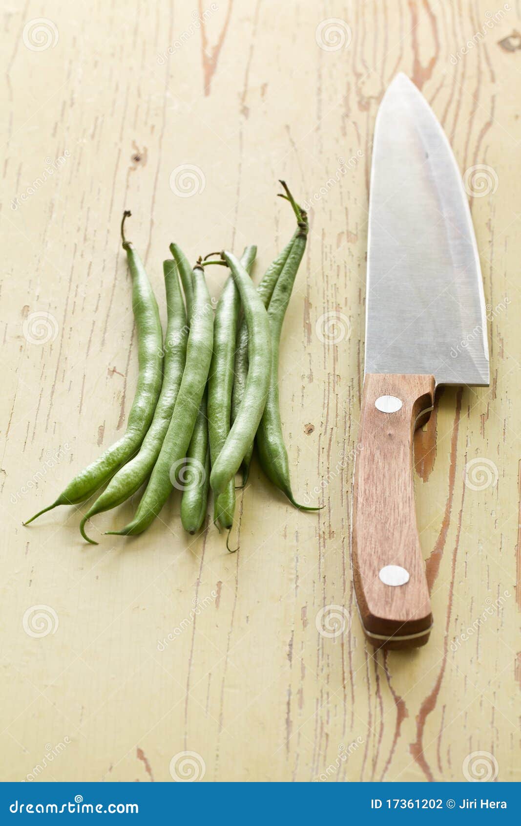 Bean pods with knife stock photo. Image of produce, ingredients 17361202