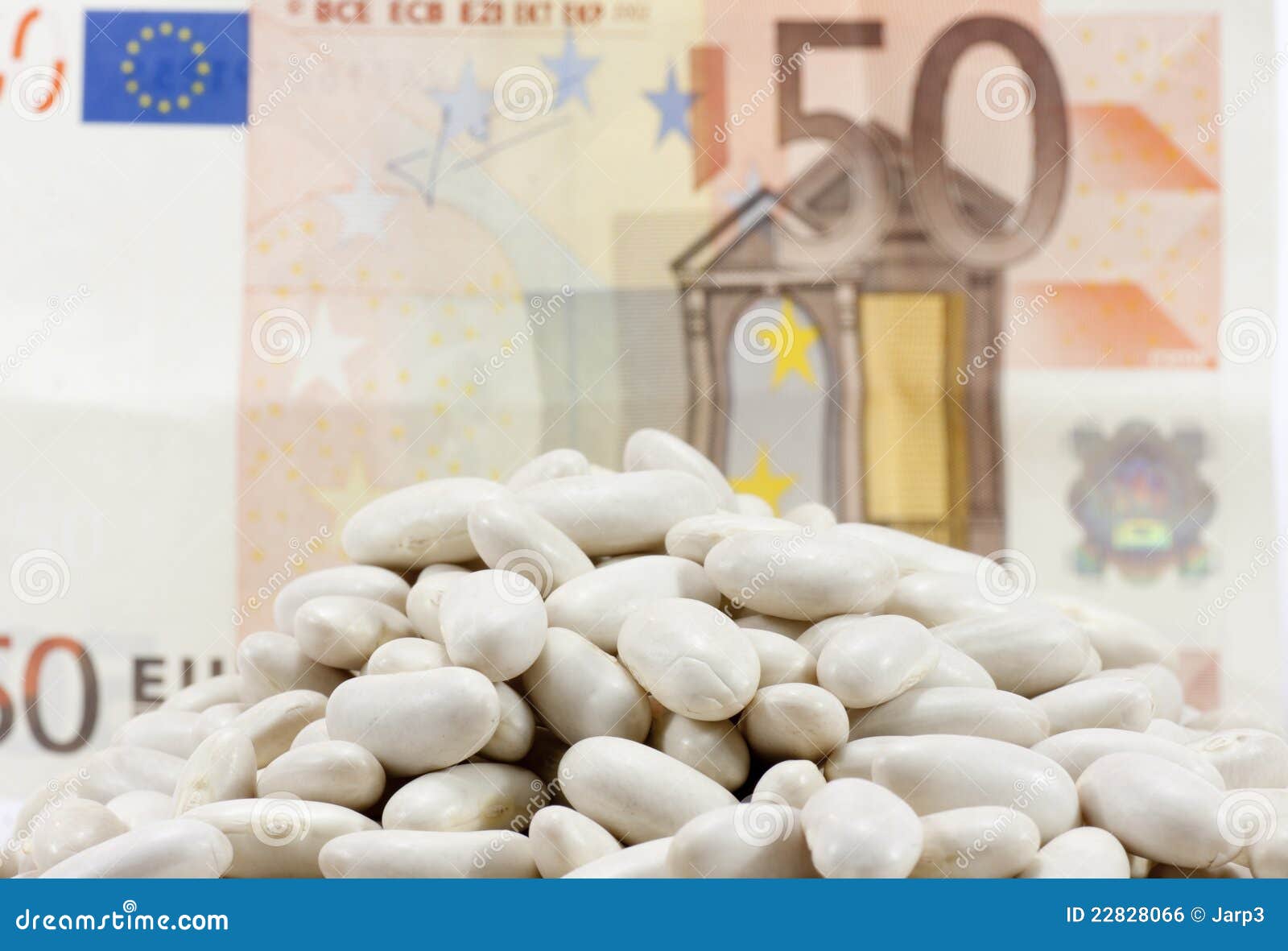 Beans and money stock photo. Image of healthy, natural 22828066