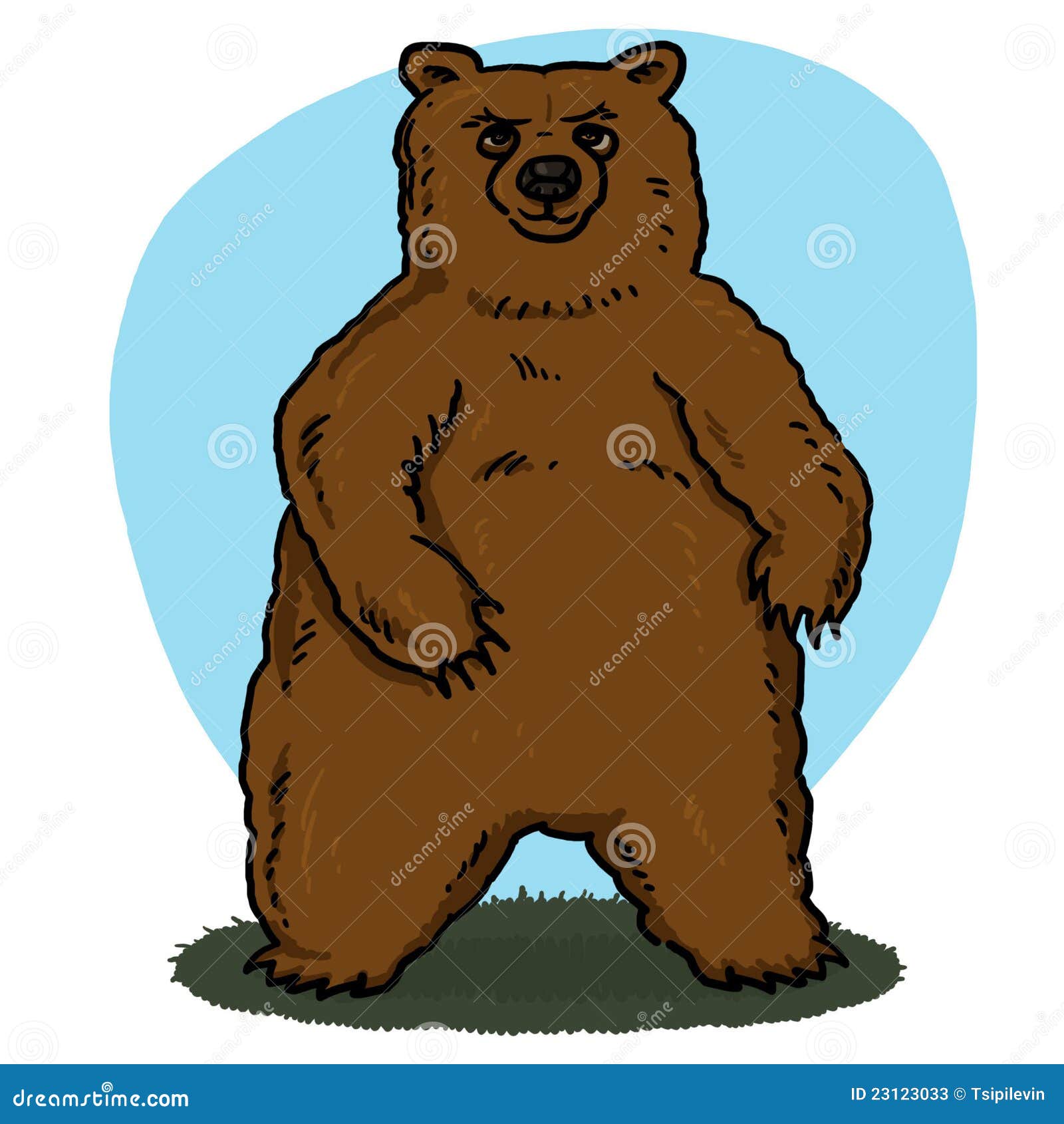 Bear cartoon stock illustration. Illustration of isolated - 23123033