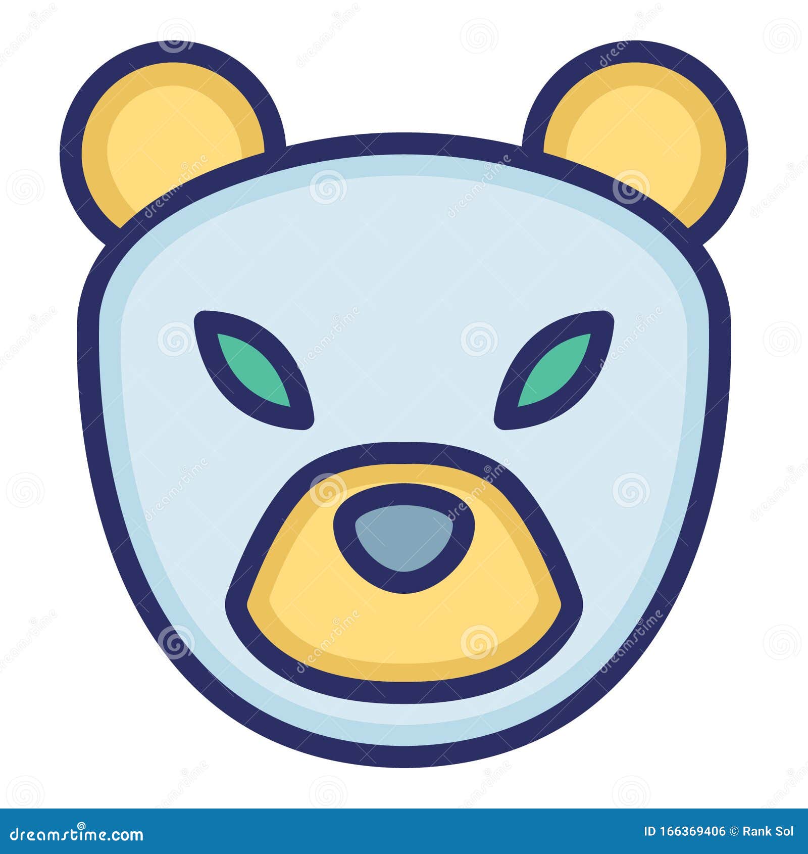 bear    icon which can be easily modified or edited as you want