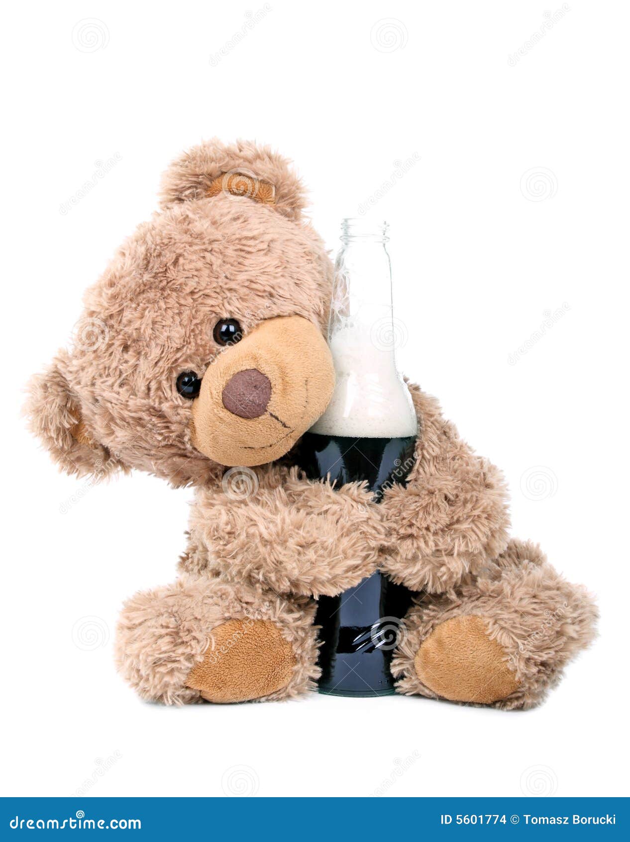 Zonnebrand Airco Zeehaven Bear likes beer stock photo. Image of plush, symbol, childhood - 5601774