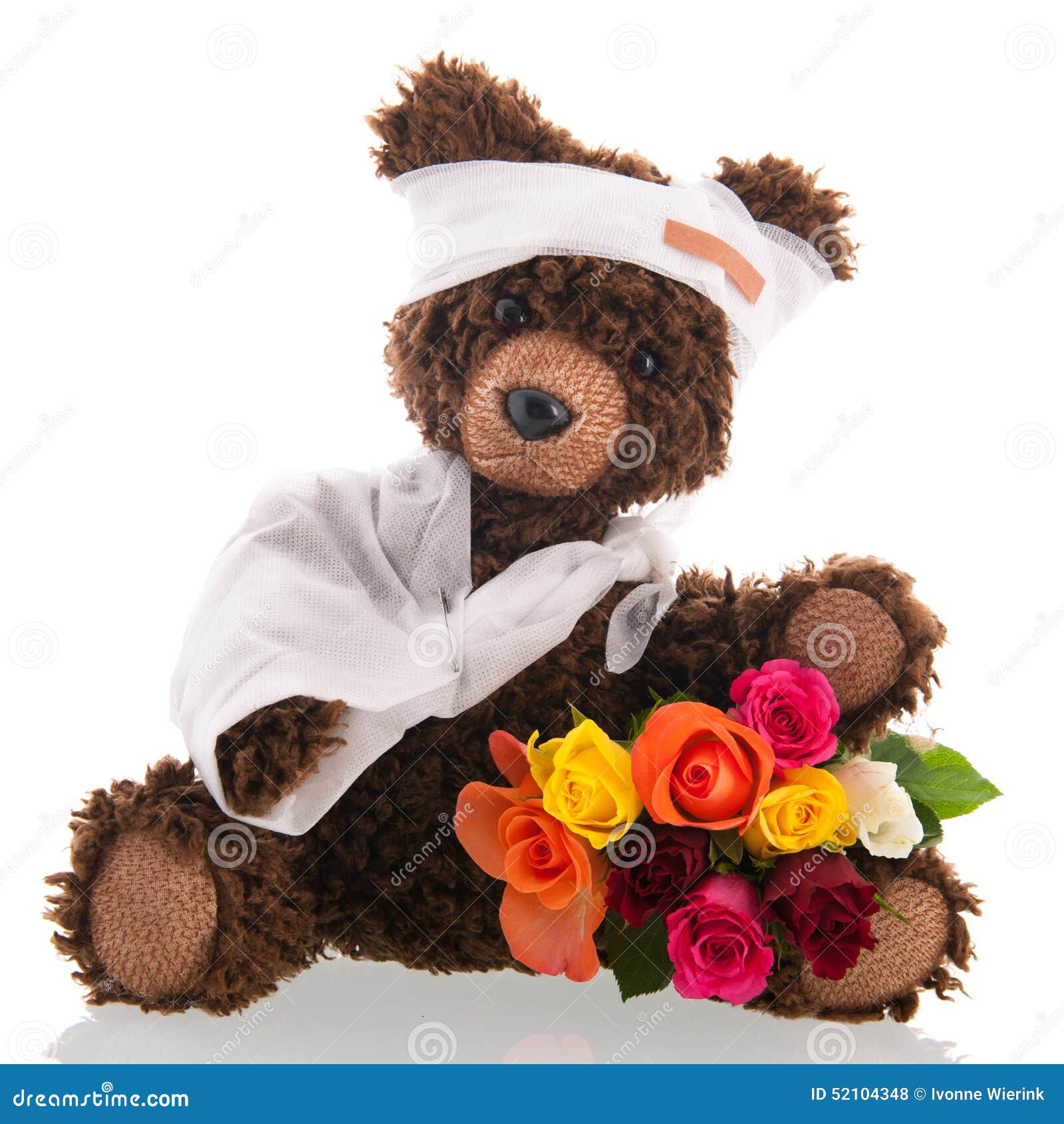 Cute Teddy Bear Bear Sick Get Well Card