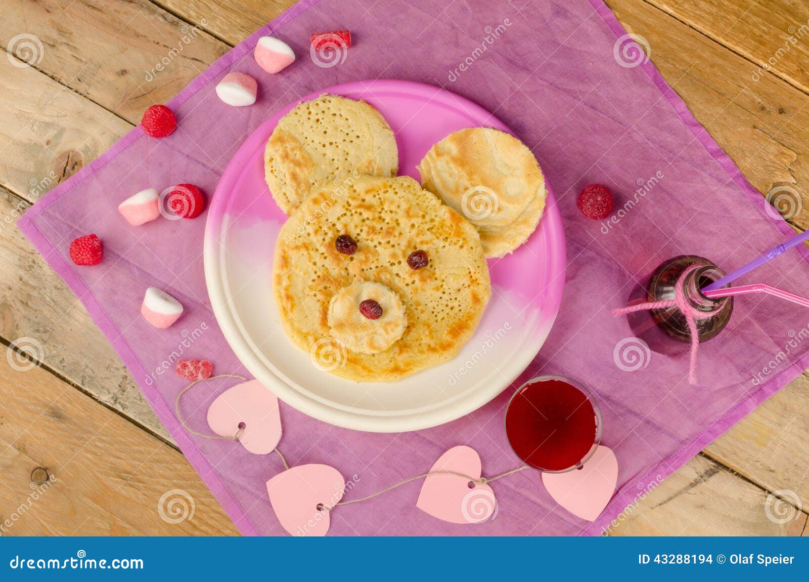 Bear pancakes stock photo. Image of serving, sauces, portion 43288194