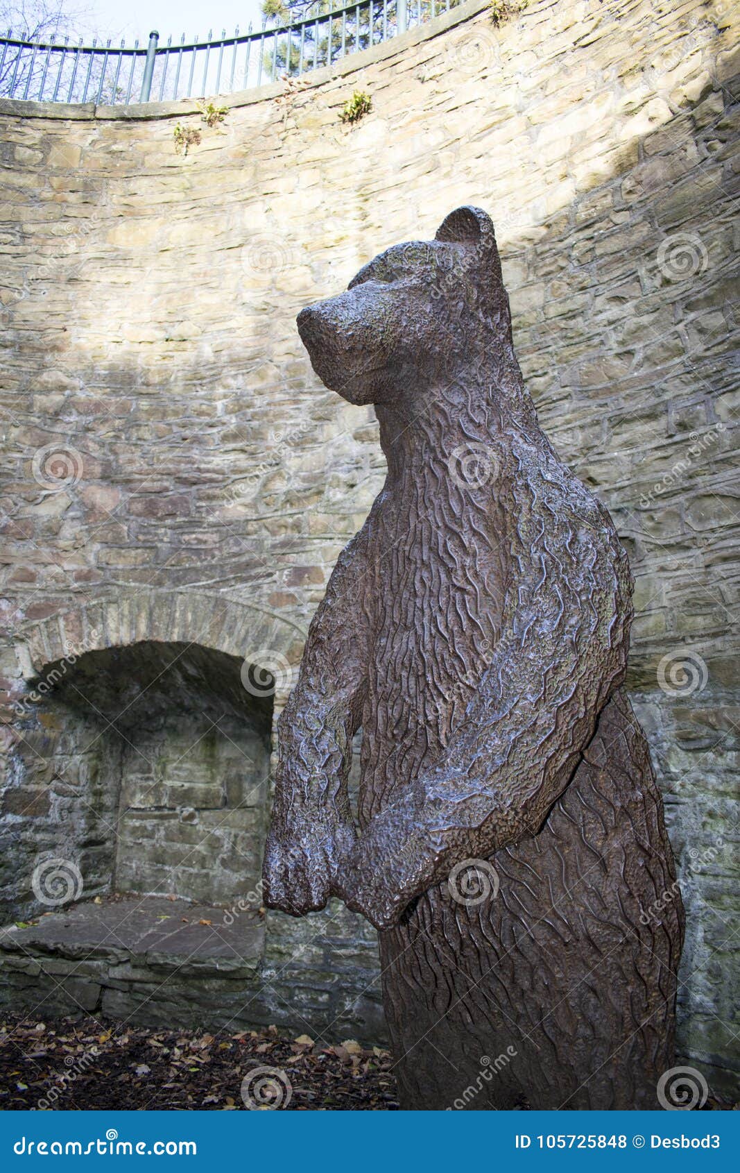 The Bear Pit Sculpture Sheffield Botanical Gardens South Yorkshire