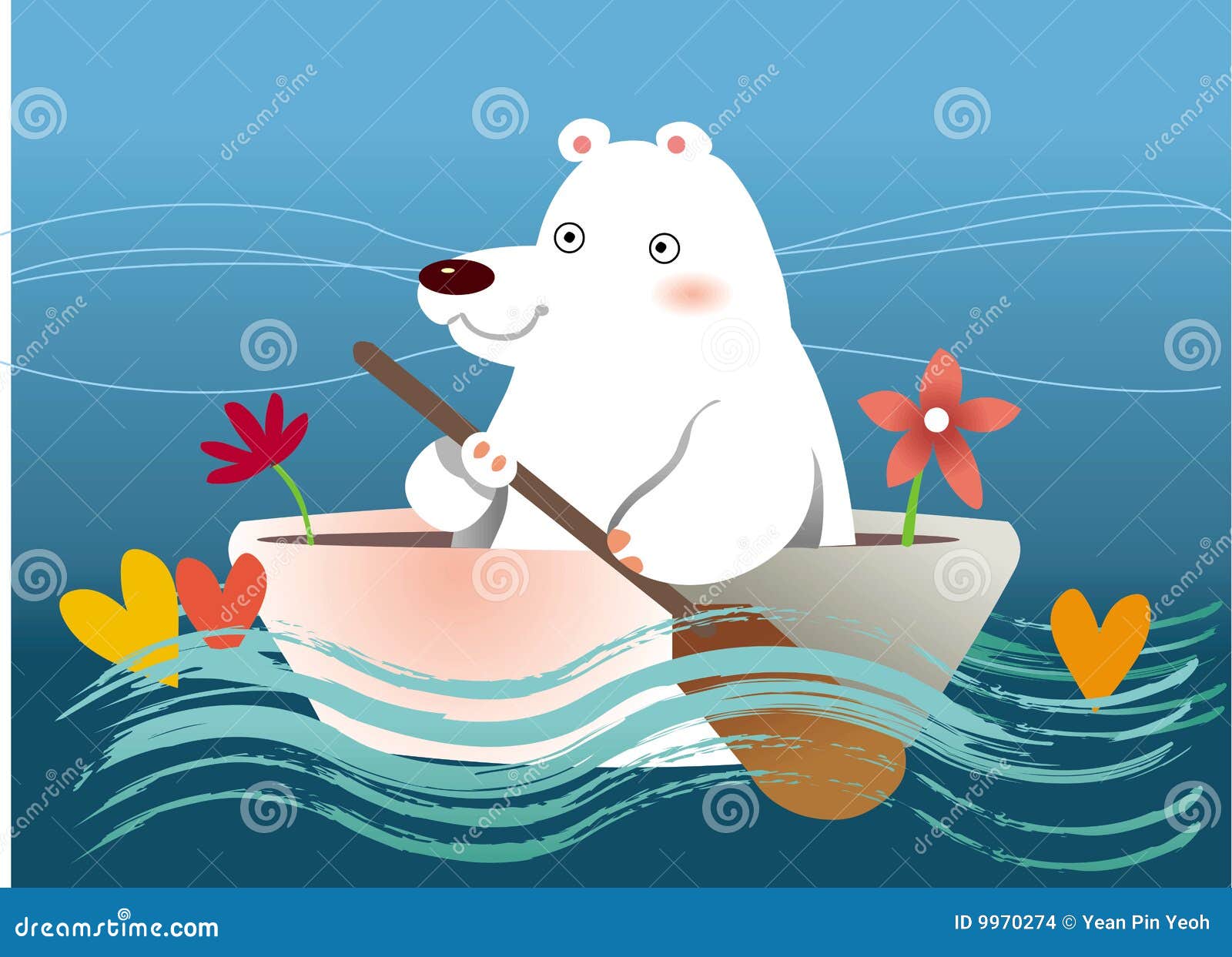 Bear Row Boat Stock Images - Image: 9970274