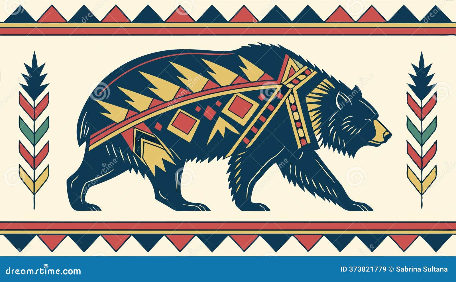 Colorful tattoo on a forearm featuring a fox, a grizzly bear, a  hummingbird, and two otters with whimsical green and red design elements.  on Craiyon, image size:1600x990