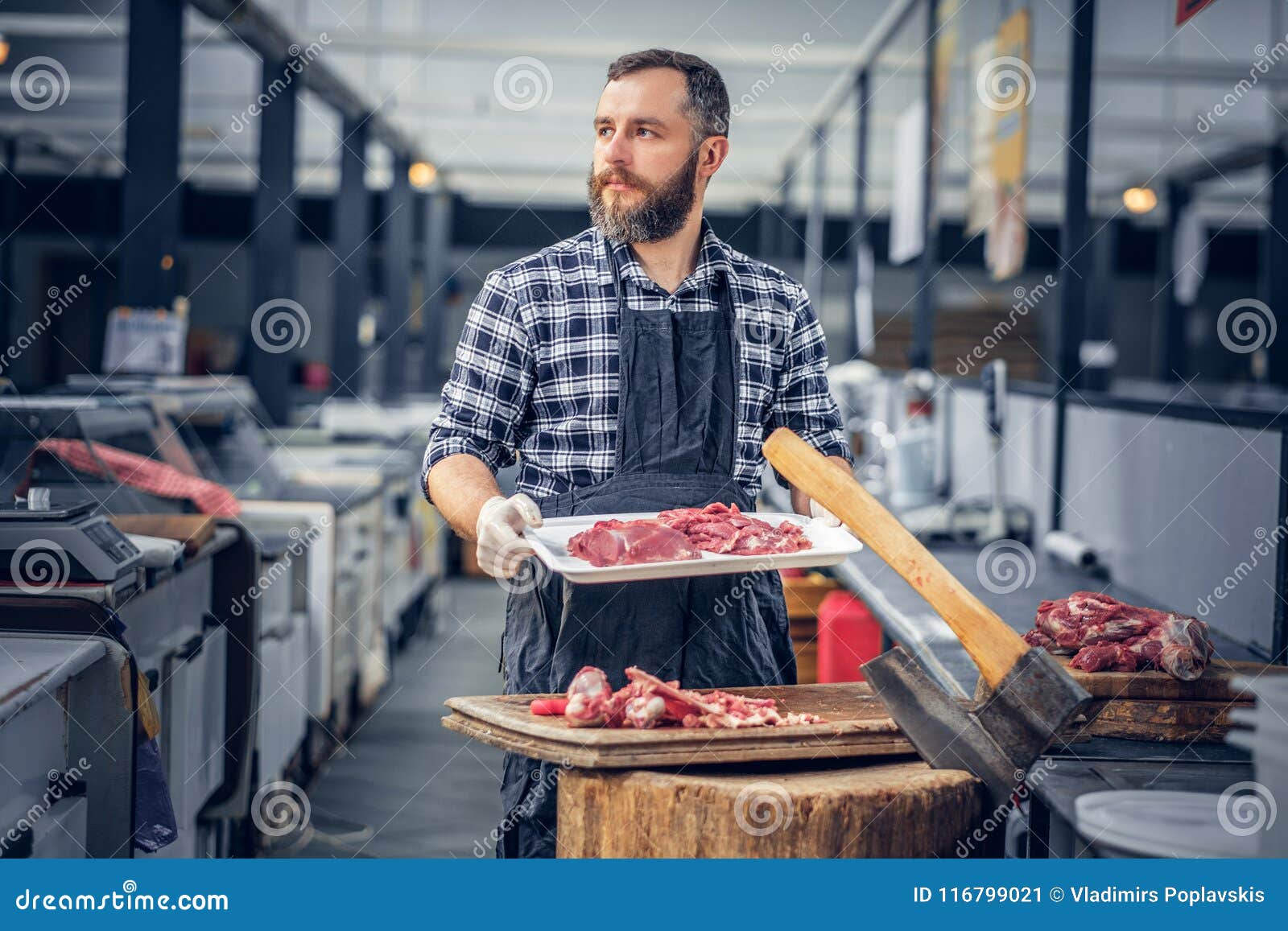 Bearded butcher turkey