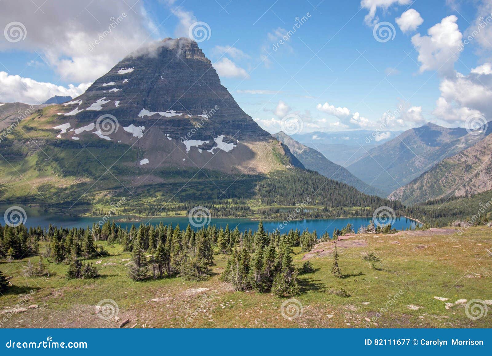 bearhat mountain, hidden lake, glacier national park