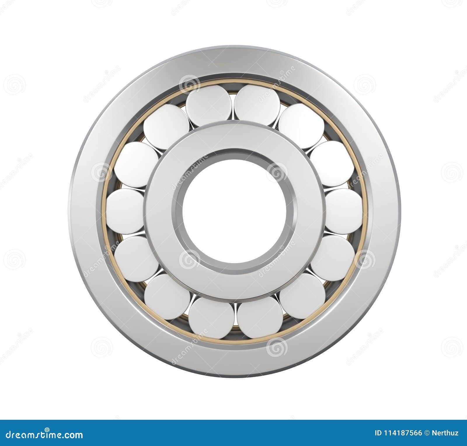 Bearing Isolated stock illustration. Illustration of chrome 114187566
