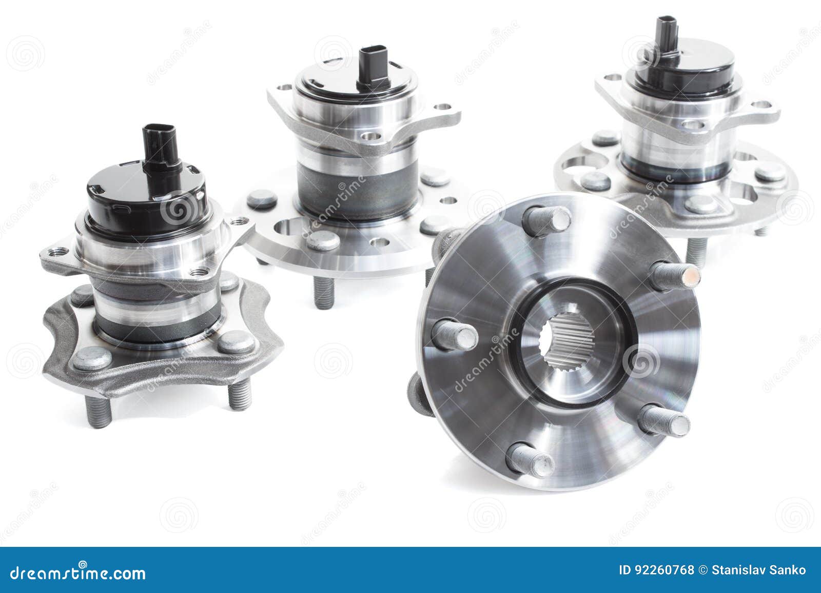Bearings with ABS sensor stock illustration. Illustration of collection