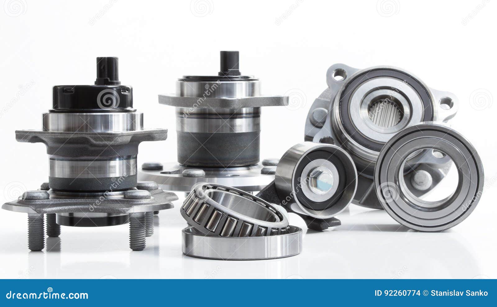 Bearings with ABS sensor stock illustration. Illustration of industrial