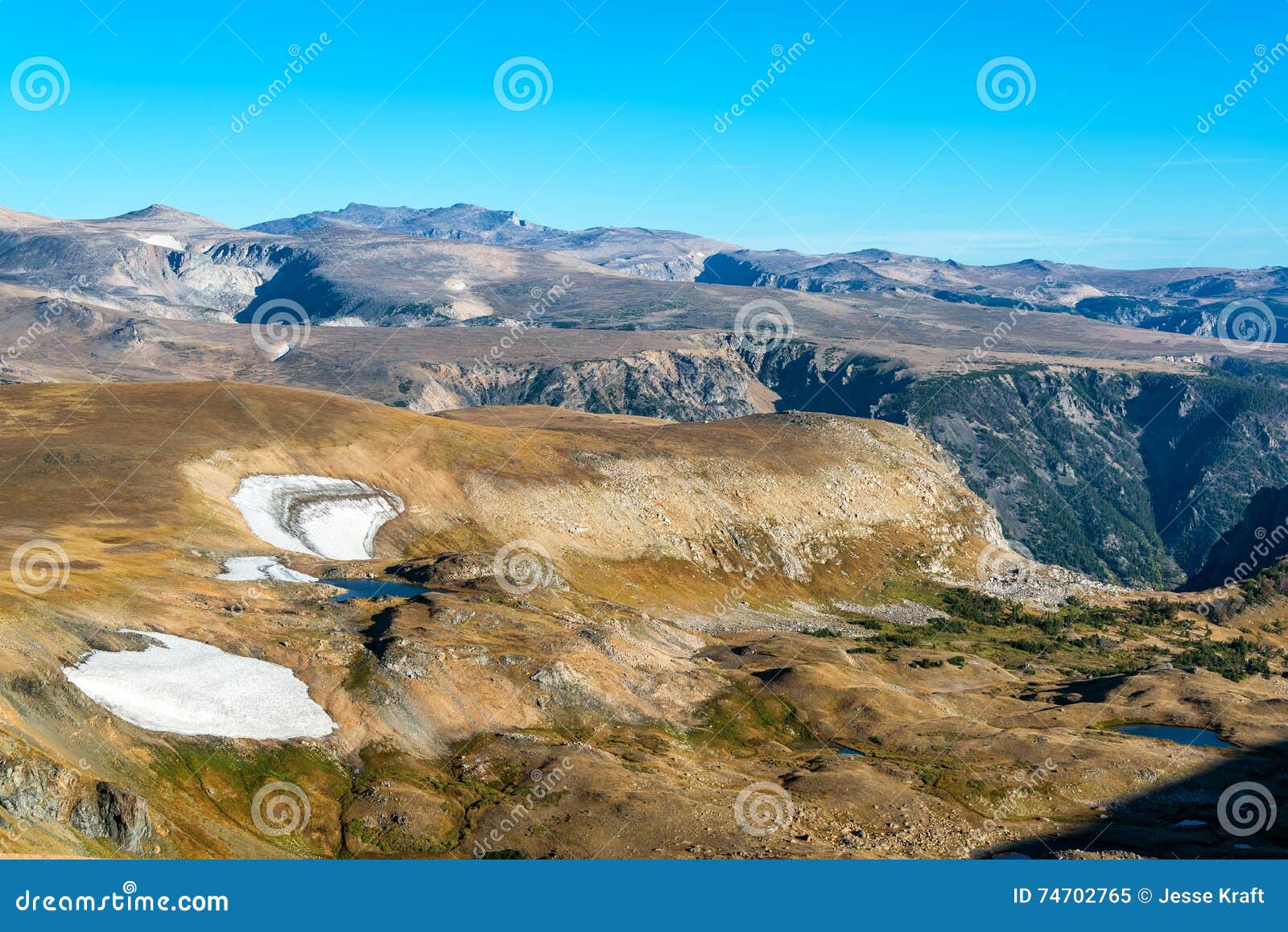 beartooth mountains landscape
