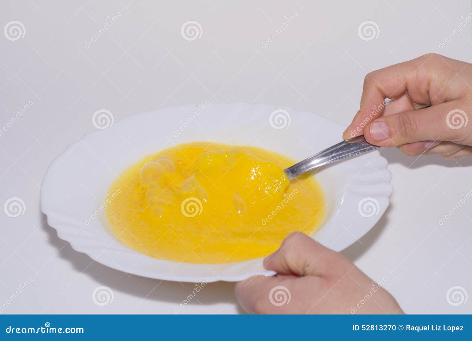Beaten egg. stock photo. Image of omelette, beating, cooked 52813270