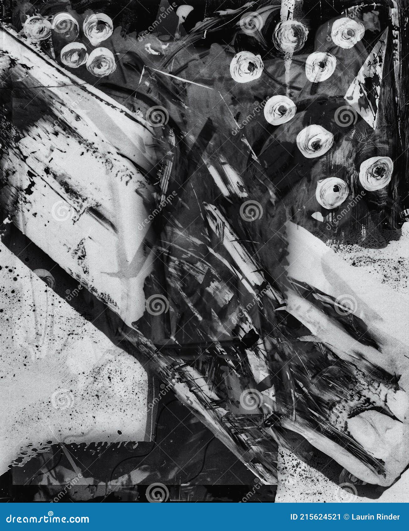 Beatiful Abstract Painting on Glass Stock Image Image of color