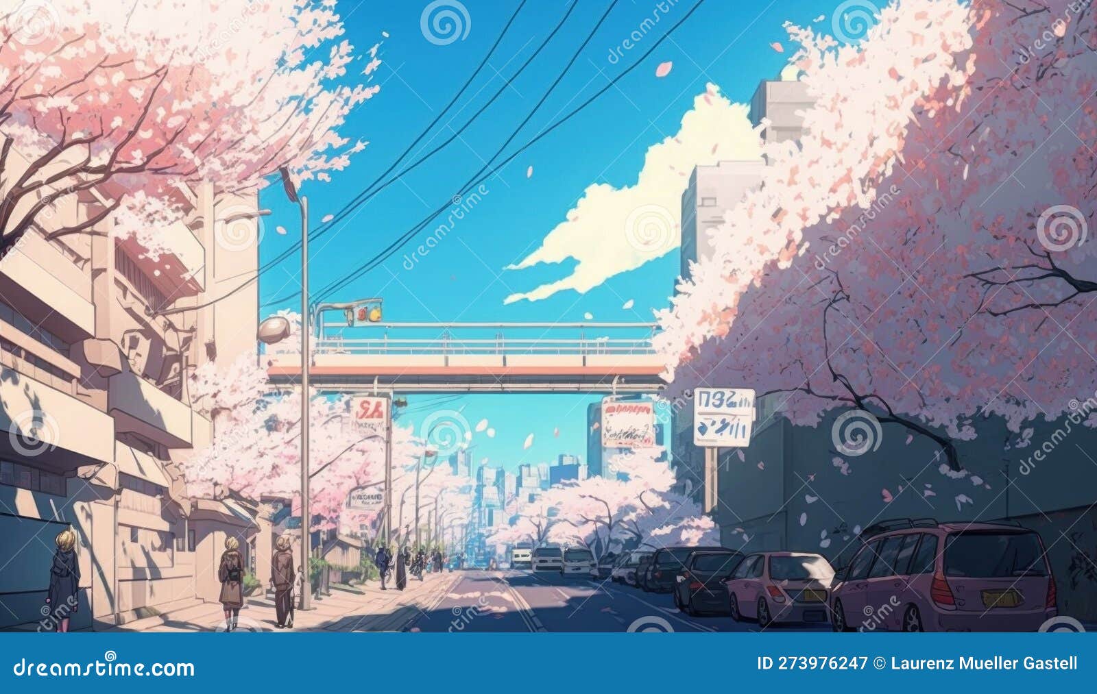 Japanese anime background  ArtistsClients