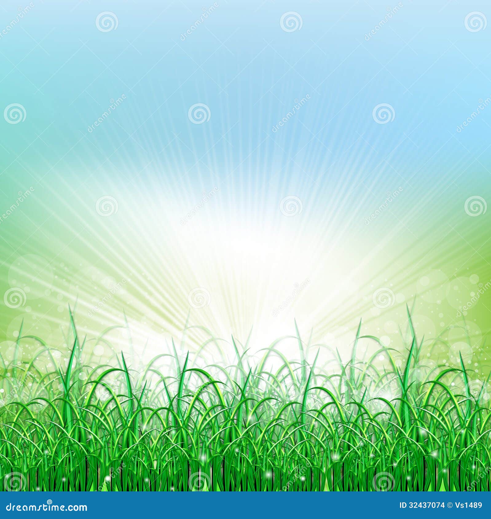 Heaven Blur Background Abstract Art. Blurred Blue Sky Backdrop With