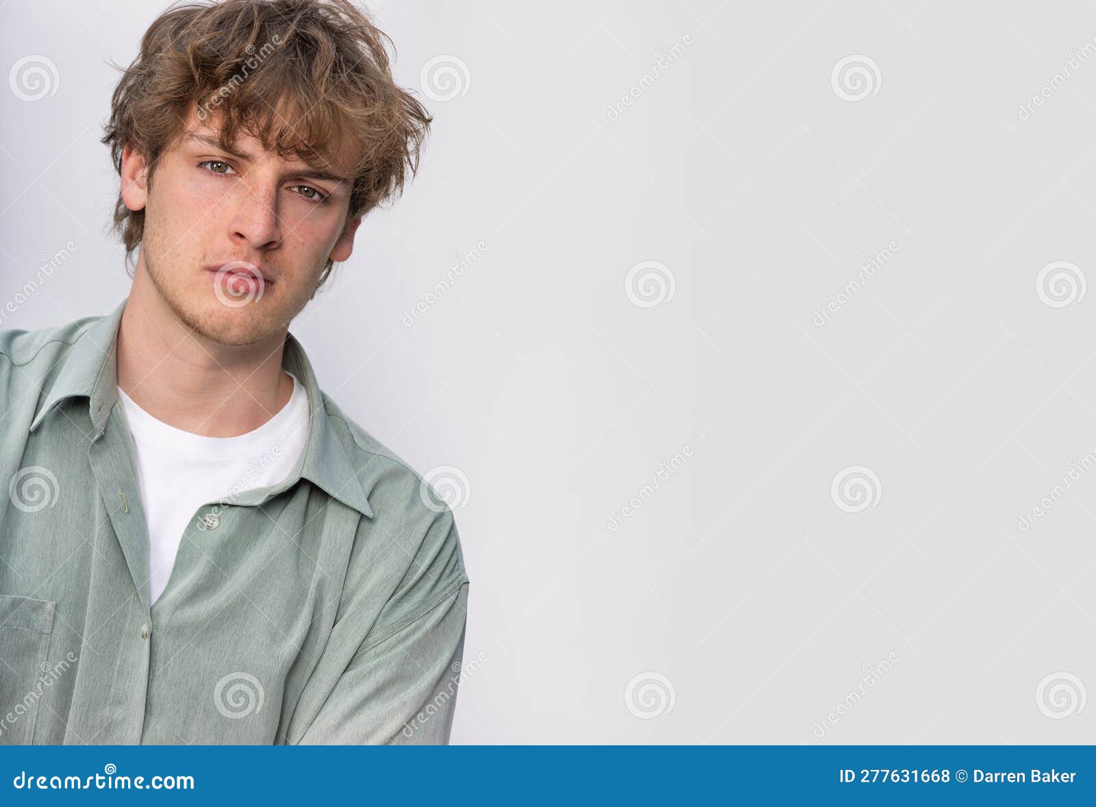 JEUNE ADOLESCENT PORTRAIT GARCON Stock Photo